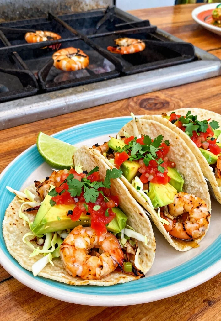 9 Smart Stove Top Gas Grill Ideas for Indoor Cooking 13 9 Smart Stove Top Gas Grill Ideas for Indoor Cooking 3. Quick Grilled Shrimp Tacos 0