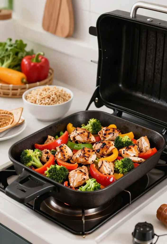 9 Smart Stove Top Gas Grill Ideas for Indoor Cooking 59 9 Smart Stove Top Gas Grill Ideas for Indoor Cooking 8. One Pan Grilled Stir Fry 0
