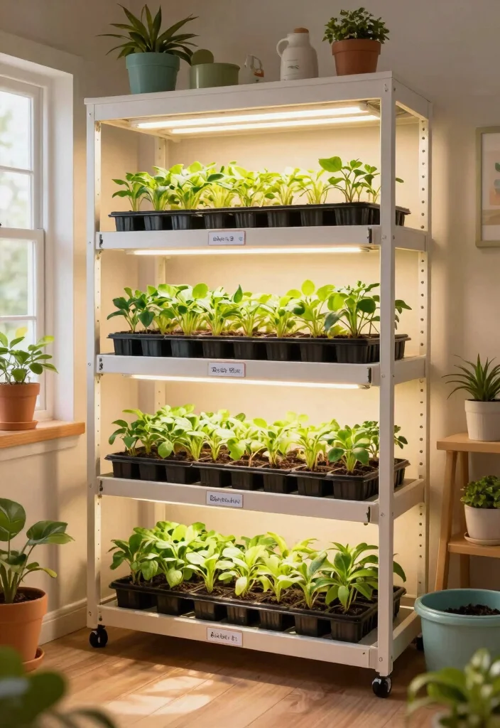 9 Space Saving Shed Loft Storage Ideas (Genius Hacks) 45 9 Space Saving Shed Loft Storage Ideas Genius Hacks 5. Vertical Seedling Stations 0
