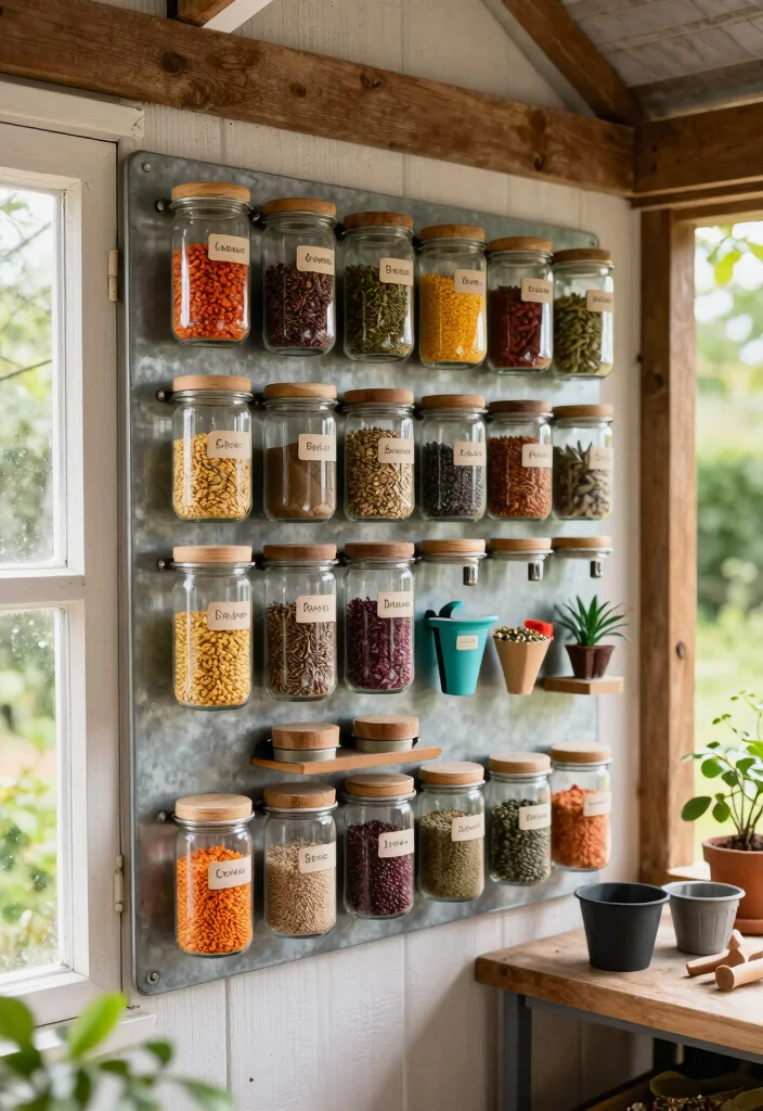 9 Space Saving Shed Loft Storage Ideas (Genius Hacks) 47 9 Space Saving Shed Loft Storage Ideas Genius Hacks 7. Magnetic Spice Jars for Small Items 0