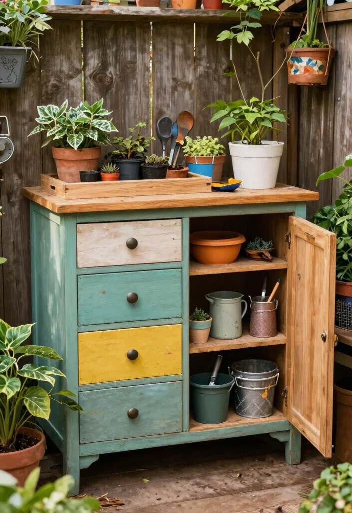 9 Space Saving Shed Loft Storage Ideas (Genius Hacks) 49 9 Space Saving Shed Loft Storage Ideas Genius Hacks 9. Repurposed Furniture for Unique Storage 0