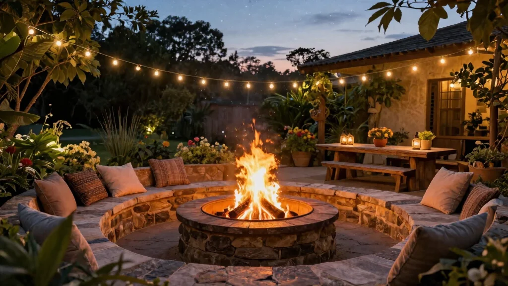 15 Ultimate Fireplace Concepts: Outdoor Fire Pits Style